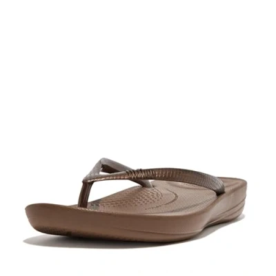 Image de Fitflop Iqushion Tongs ergonomiques pour femme, bronze, 43 EU