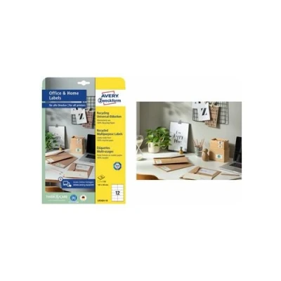 Image de AVERY Zweckform Etiquettes multi usage recyclées Home Office