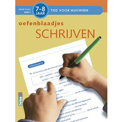 Afbeelding van Tijd voor Huiswerk Oefenblaadjes schrijven 7 8 jaar