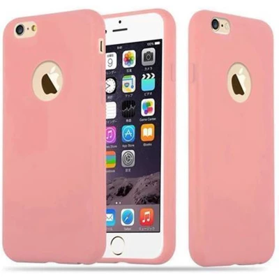 Afbeelding van Cadorabo Hoesje geschikt voor Apple iPhone 6 PLUS / 6S in CANDY ROZE Beschermhoes gemaakt van flexibel TPU silicone Case Cover