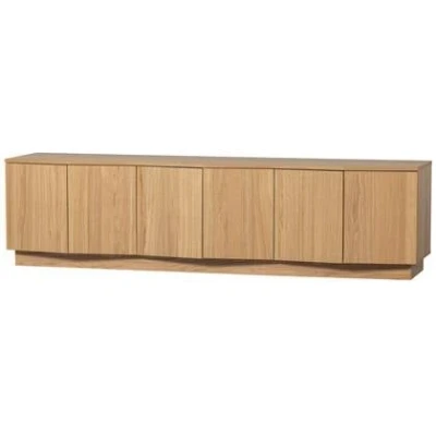 Afbeelding van WOOOD tv meubel 200 cm Zuma Eiken (fsc) Transparant 52x200x45