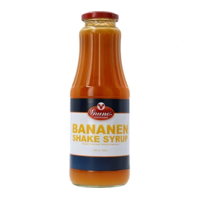 Afbeelding van Gruno Shake Siroop Bananen 6x1l