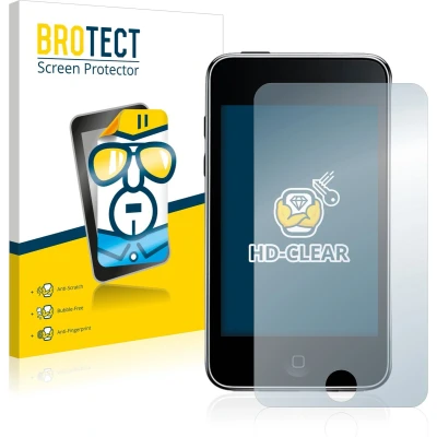 Afbeelding van BROTECT Screenprotector voor Apple iPod Touch (2. Gen.) Folie Beschermfolie transparant (2 Stuks)