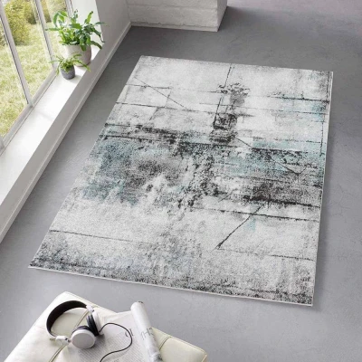Afbeelding van Abstract Vloerkleed Arlo Blauw 120x160 Cm