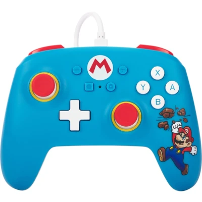 Afbeelding van PowerA bedrade controller voor Nintendo Switch Baksteenbreker Mario