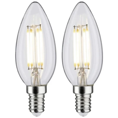 Afbeelding van Paulmann 28788 LED lamp Energielabel F (A G) E14 4.5 W Warmwit (Ø x h) 35 mm 98 2 stuk(s)