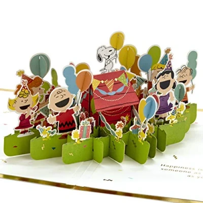 Afbeelding van Hallmark Signature Paper Wonder Peanuts verjaardagskaart, olifant