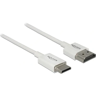 Afbeelding van Dunne Premium Mini HDMI kabel versie 2.0 (4K 60Hz) / wit 2 meter