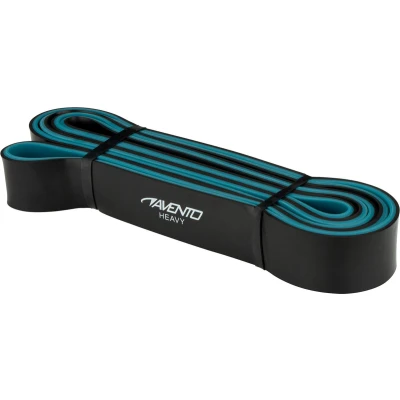 Afbeelding van Avento Fitness Powerband Latex Heavy Zwart/Blauw