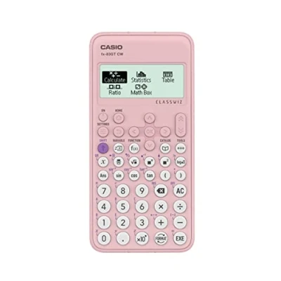 Afbeelding van Casio Wetenschappelijke rekenmachine roze FX 83GTCW