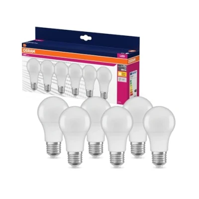Afbeelding van OSRAM 4058075845640 LED lamp Energielabel F (A G) E27 8 W = 60 Warmwit (Ø x h) mm 6 stuk(s)