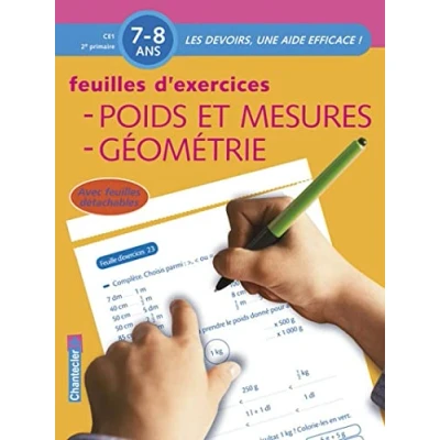 Afbeelding van Les devoirs Feuilles d&#039;ex. Poids et mesures, géométrie (7 8 a.)
