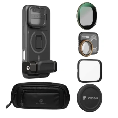 Afbeelding van PolarPro LiteChaser iPhone 16 Pro Max Street Photographer Kit Opzetlens Smartphone