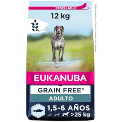 Afbeelding van Eukanuba Adult Large Grain Free Zeevis Hondenvoer 12 kg