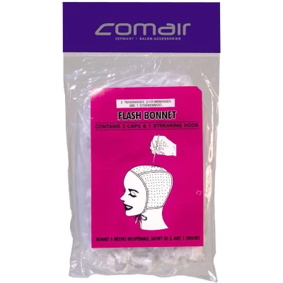 Afbeelding van Comair Highlights Cap 3 piece Set with Highlighter Needle 1,25mm