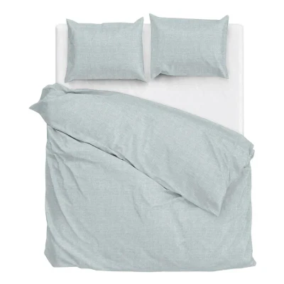 Afbeelding van Heckett &amp; Lane Hecket &amp;Lane Dekbedovertrek Lino MintGreen 200x200 Mintgroen