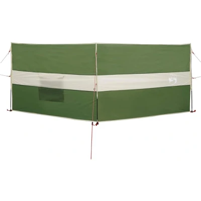 Afbeelding van vidaXL Windscherm camping waterdicht 344x120 cm groen