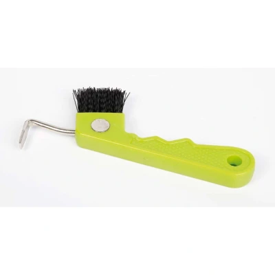 Afbeelding van Harry&#039;s Horse Hoevenkrabber/borstel magneet One Size Groen