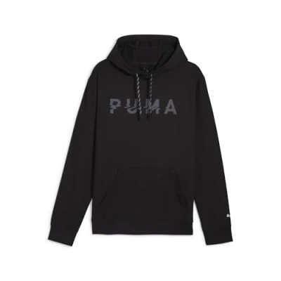Afbeelding van Puma Cloudspun Branded Hoodie, Heren, Maat: XS, Black q
