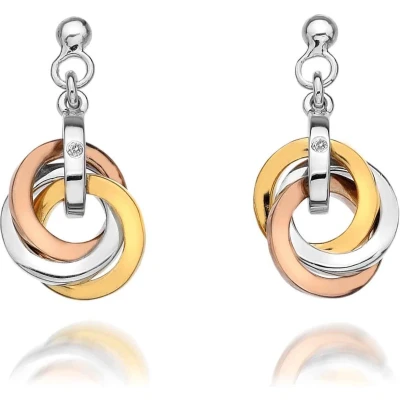Afbeelding van Hot Diamonds DE389 Trio oorknoppen Zilver