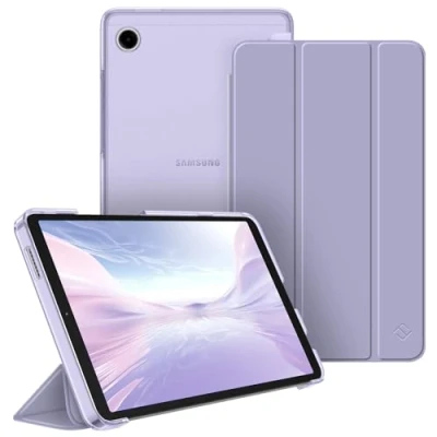 Afbeelding van FINTIE Hoes voor Samsung Galaxy Tab A9 8,7 inch 2023, ultradunne beschermhoes met doorschijnende achterkant tablet 8.7 SM X110/X115/X117, paars