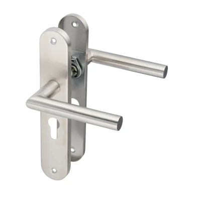 Afbeelding van Volano met Cilindergat Rond Schild PC 55mm RVS Zilver