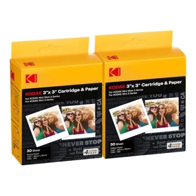 Afbeelding van KODAK 4PASS 7,6 x cm filmpatroon (60 vellen) voor mini 3 retro en shot