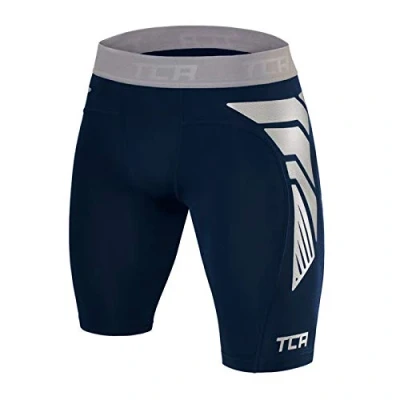 Afbeelding van CarbonForce Compressiebroek voor Heren Navy Eclipse (Blauw)