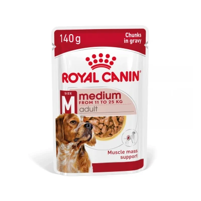 Afbeelding van Royal Canin Medium Adult Natvoer Hondenvoer 10x140 g