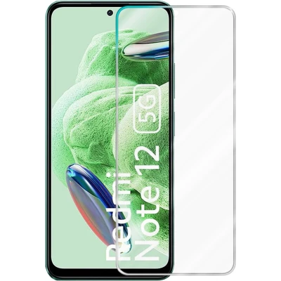 Afbeelding van Cadorabo 3x Screenprotector geschikt voor Redmi Note 12 5G Beschermende Pantser Film in Getemperd (Tempered) Display beschermend glas 9H hardheid met 3D Touch