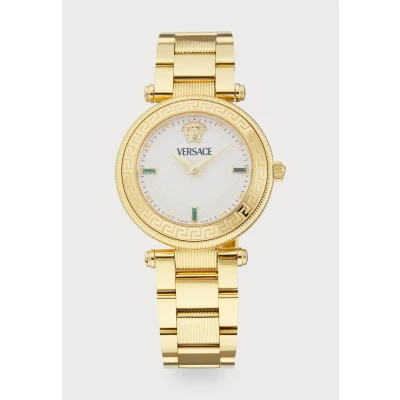Afbeelding van Versace Reve VE8B00824 Horloge Staal Goudkleurig Ø 35 mm