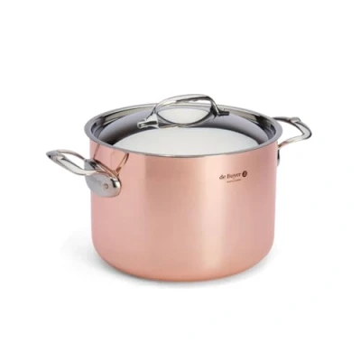 Afbeelding van de Buyer prima matera braadpan koper/rvs hoog 24cm ind.