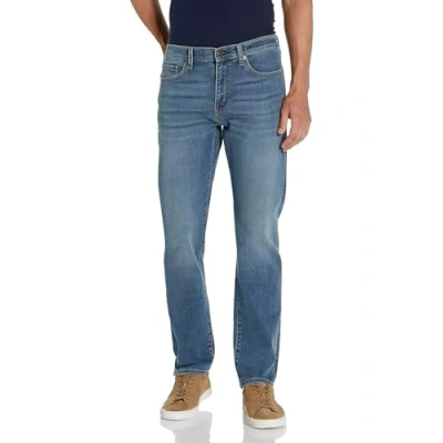 Image de Amazon Essentials Jean pour homme, coupe droite, bleu moyen, vintage, 83 x 86 cm (l L)