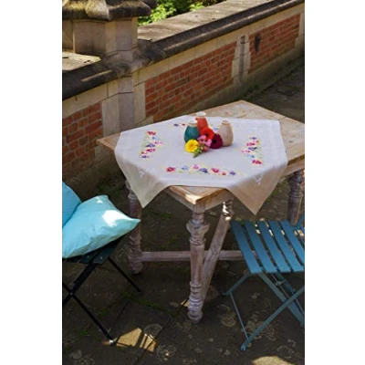 Afbeelding van Tafelkleed kit Viooltjes Vervaco PN 0167012