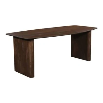 Afbeelding van Giga Meubel Eettafel Deens Ovaal 240cm Walnoot Mangohout Dai