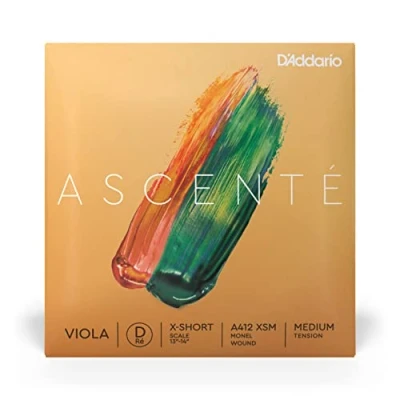 Image de D&#039;Addario A412 XSM Corde seule (ré) alto Ascenté, diapason ultra court, Medium