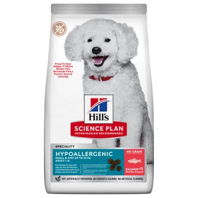 Afbeelding van Hill&#039;s Adult Hypoallergenic Small&amp;Mini Zalm&amp;Tonijn Hondenvoer 6 kg
