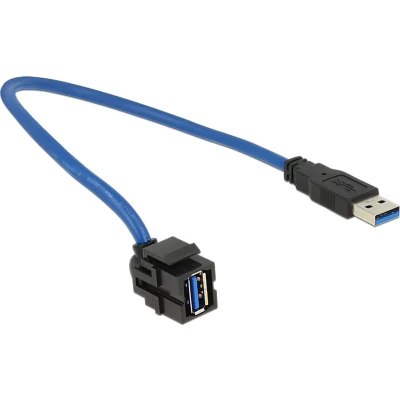 Afbeelding van Delock USB 3.0 A Male naar Female 0.5 m
