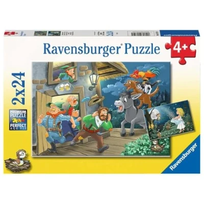 Afbeelding van Ravensburger puzzel Sprookjes Legpuzzel 2x24 stukjes