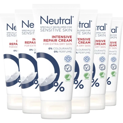 Afbeelding van 6x Neutral Intensive Repair Cream Parfumvrij 100 ml