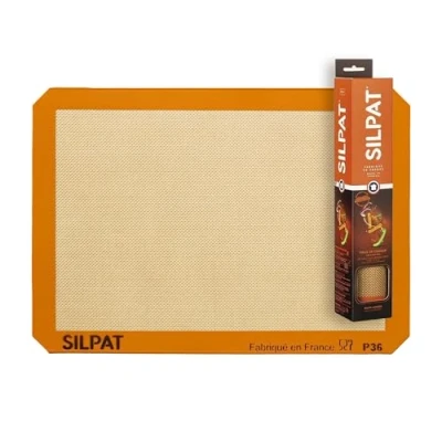 Afbeelding van Silpat AE420295 07 Premium anti aanbaklaag siliconen bakmat, halve vel, 29,9 x 41,6 cm