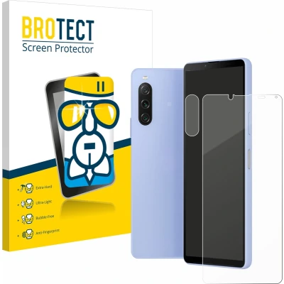 Afbeelding van BROTECT Screenprotector voor Sony Xperia 10 V (Voor+Camera) Folie Beschermfolie Beschermglas transparant