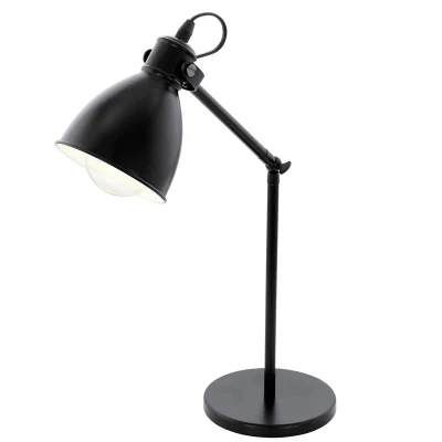 Afbeelding van EGLO Priddy Tafellamp E27 42,5 cm Zwart/Wit