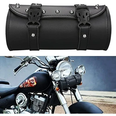 Afbeelding van JoyFan Stuurtas voor Harley Yamaha Honda Shadow Kawasaki Suzuki Vulcan zwart