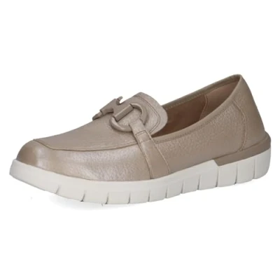 Afbeelding van Caprice Instappers, Dames, Maat: 36, Taupe per.deer Leer