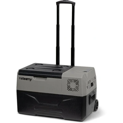 Afbeelding van Steamy E Single Zone Roller Elektrische Compressor Cooler On Wheels 30 liter koelbox