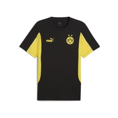 Afbeelding van Borussia Dortmund ftblARCHIVE T shirt voor Heren, Zwart/Geel, Maat L PUMA