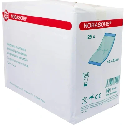 Afbeelding van Absorberend verband Nobasorb Niet steriel 10 x 20 cm 25 stuks