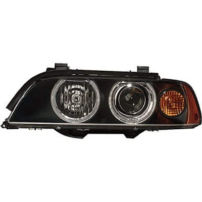 Afbeelding van HELLA 1LL 008 053 601 Koplampen rechts PY21W, H7/H7 FF, Asymmetrisch, Halogeen, DE 12V Transparent voor linksrijdend verkeer