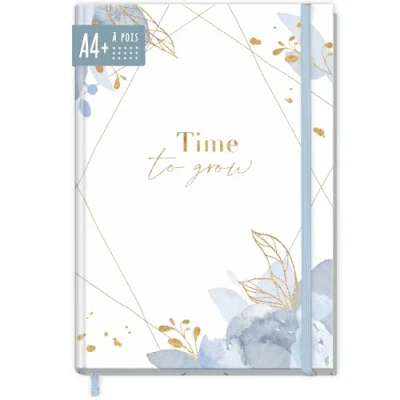 Afbeelding van paper&amp;you® Bullet Journal, gestippeld, A4+, met elastiek, 156 pagina&#039;s, duurzaam en klimaatvriendelijk